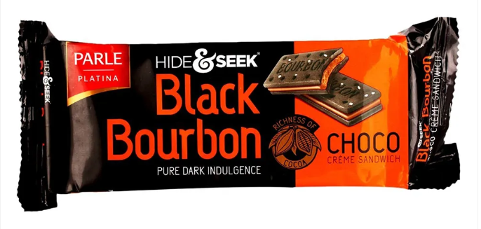 Hide & Seek Black Bourbon Choco 100g