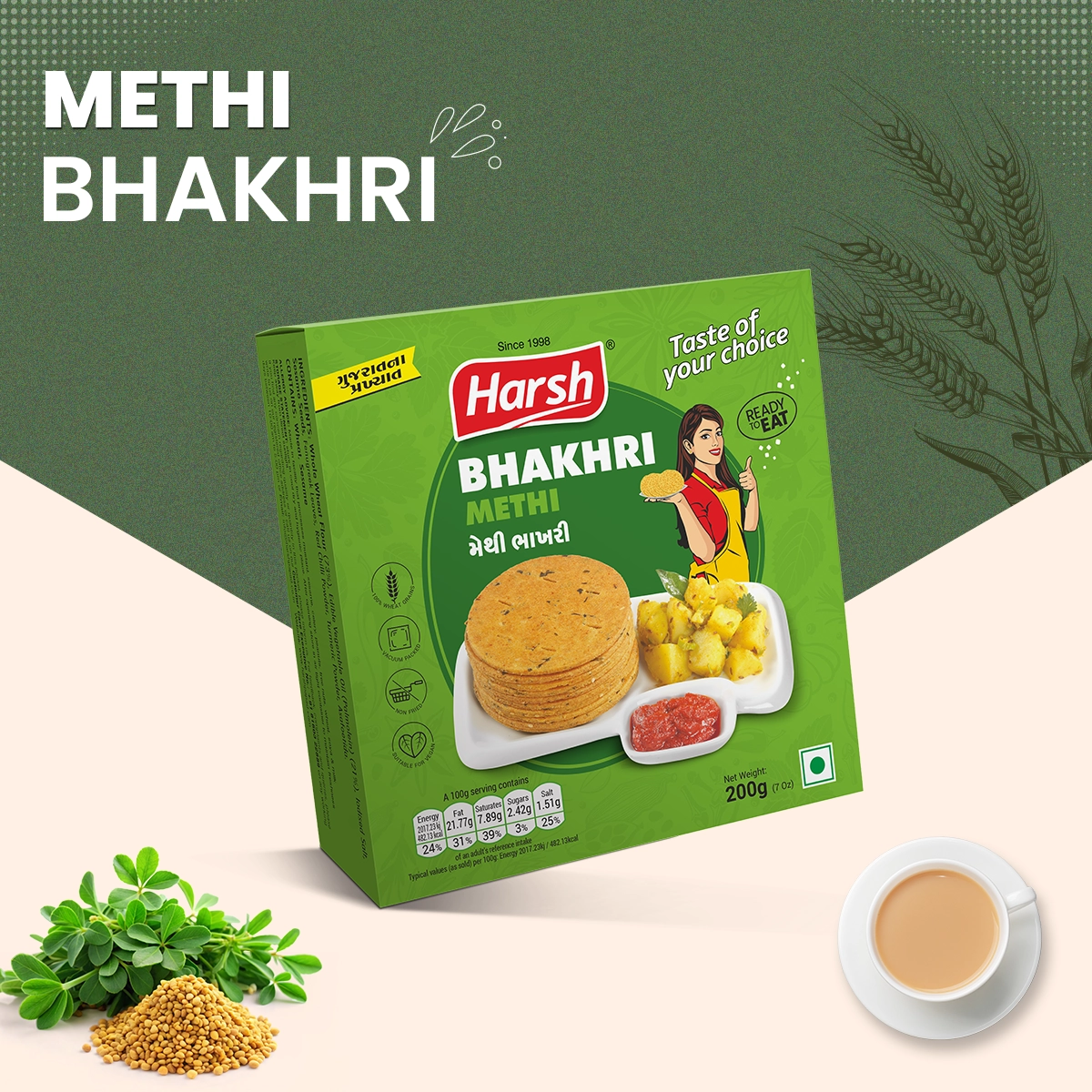 Methi Bhakhri 200g