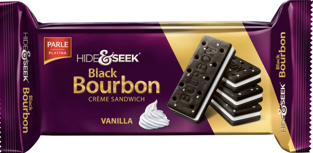 Hide & Seek Black Bourbon Vanilla 100g
