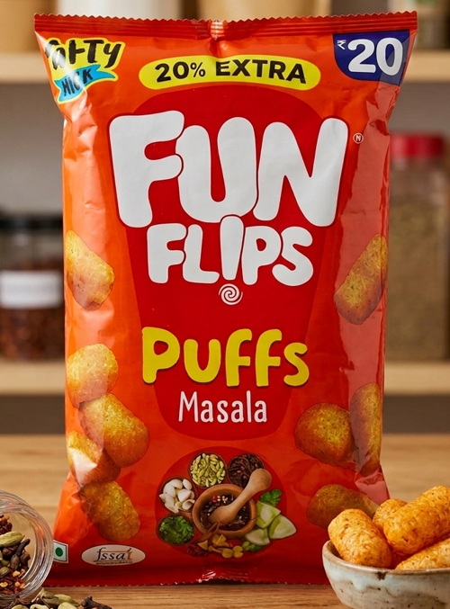 Fun Flips Puffs - Masala 70g